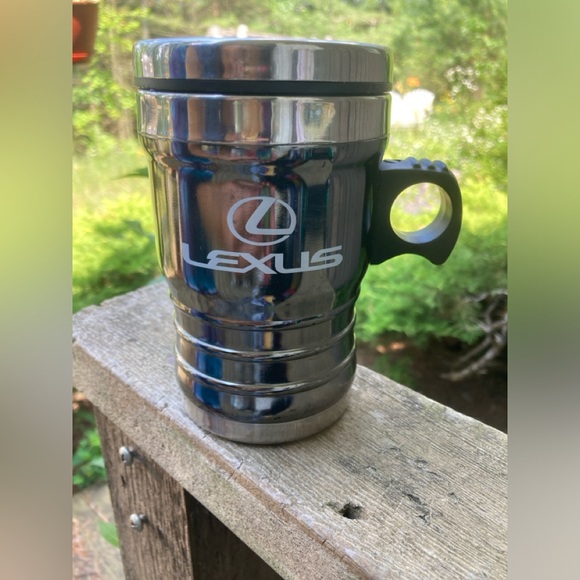 LEXUS Mug Stainless Steel Insulated Travel Mug 5” x 3” - Picture 7 of 8